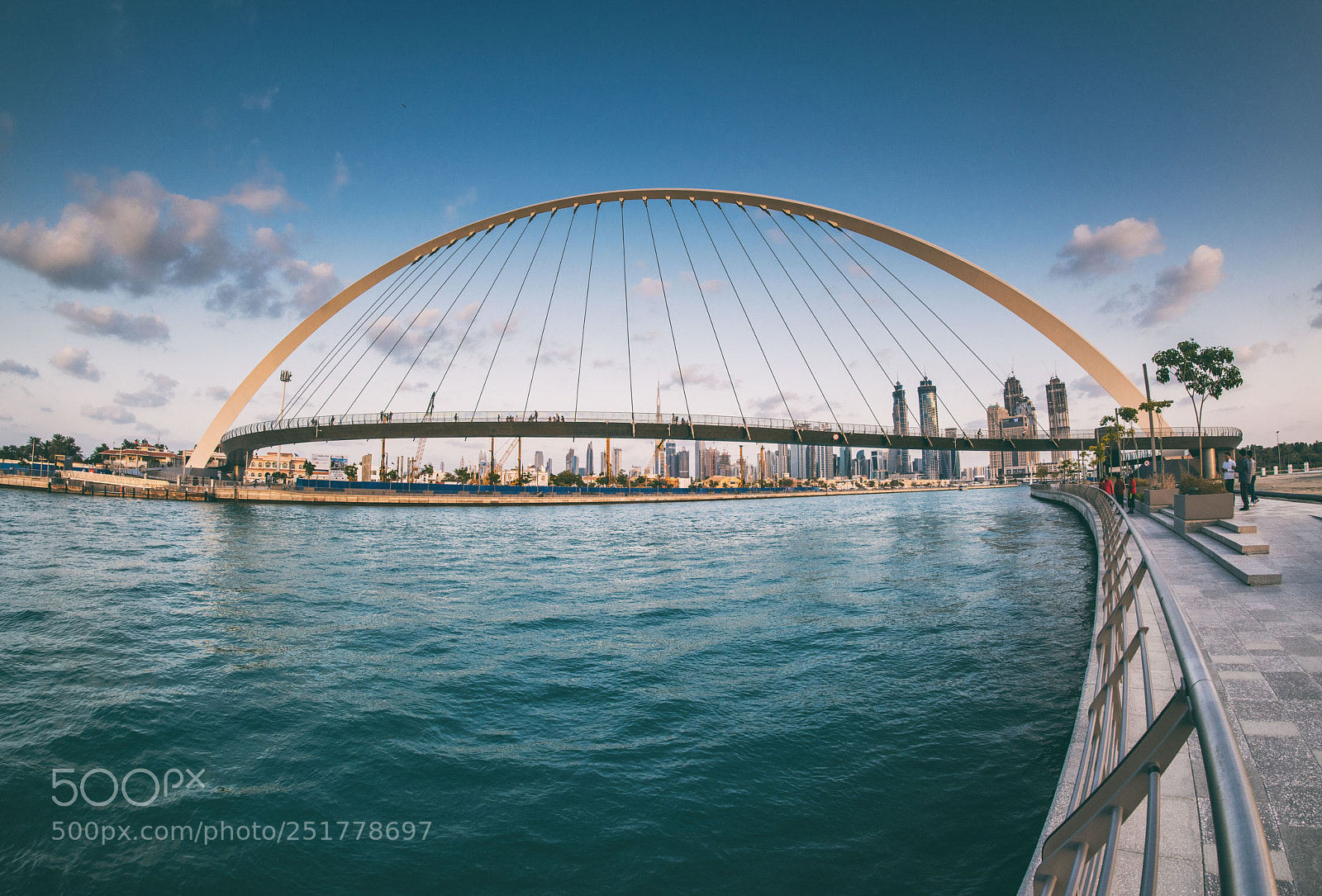 Nikon D810 sample photo. Dubai water canal photography