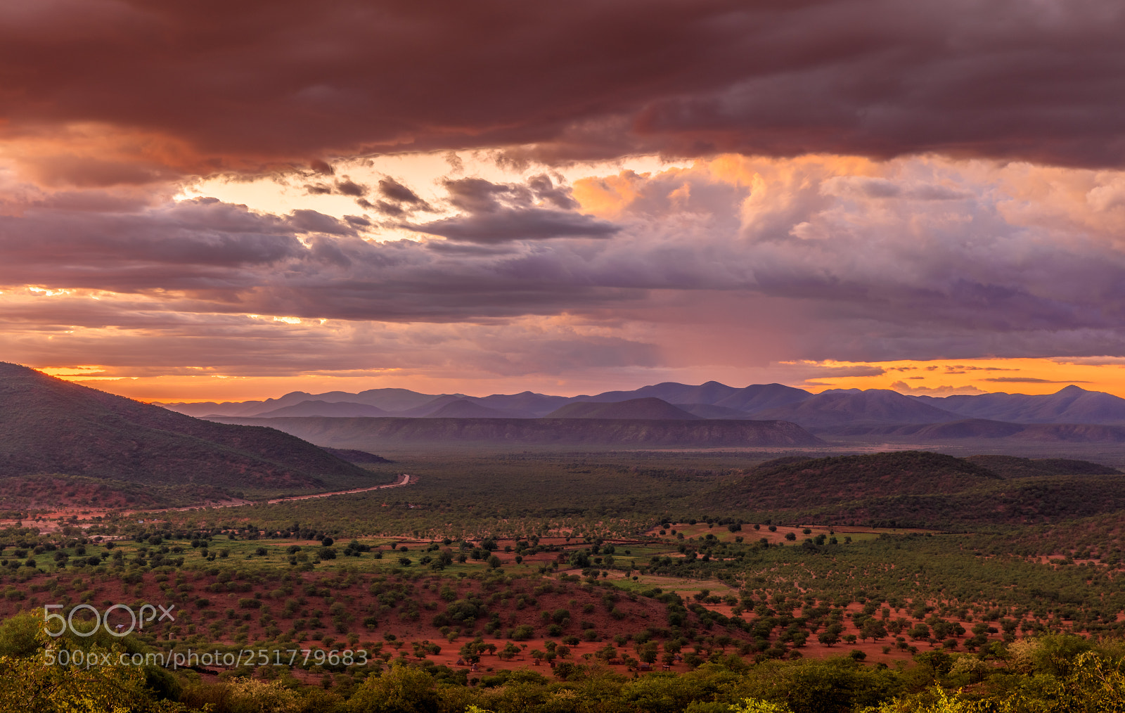 Canon EOS 5DS R sample photo. Opuwo sunset photography