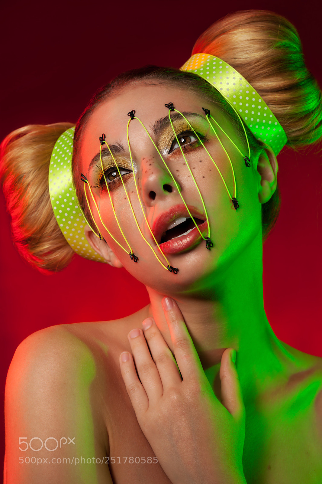 Canon EOS 5D Mark II sample photo. Beauty make up concept photography