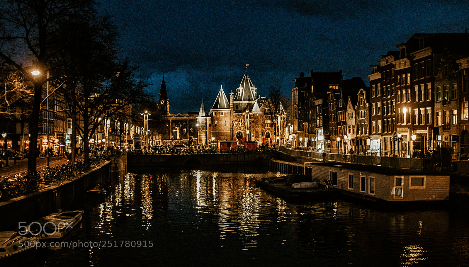 Fujifilm X100F sample photo. Amsterdam night photography