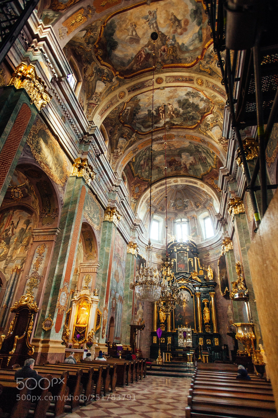 Canon EOS 5D Mark II sample photo. Cathedral of lublin photography