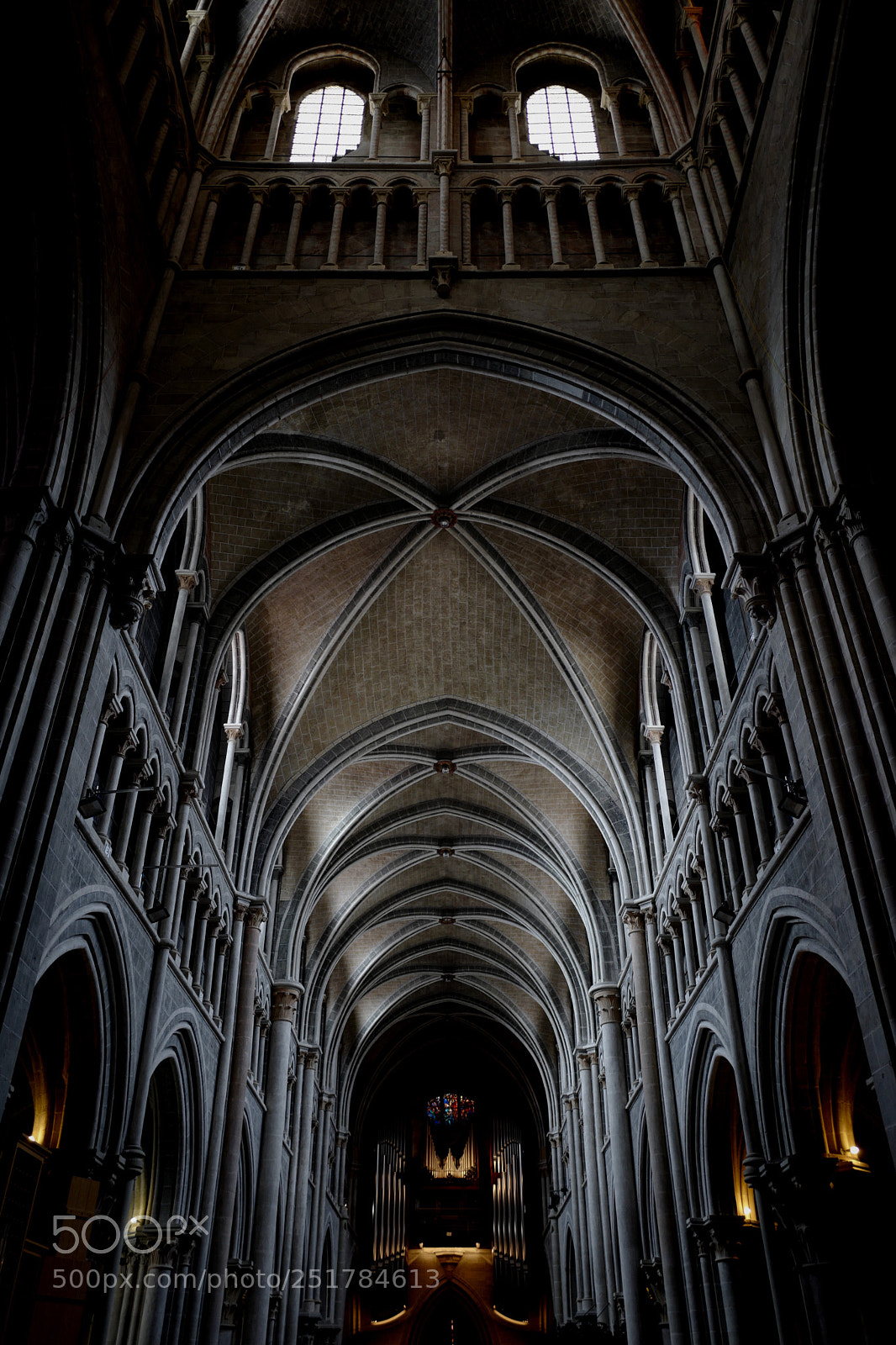 Leica Q (Typ 116) sample photo. Dark church photography