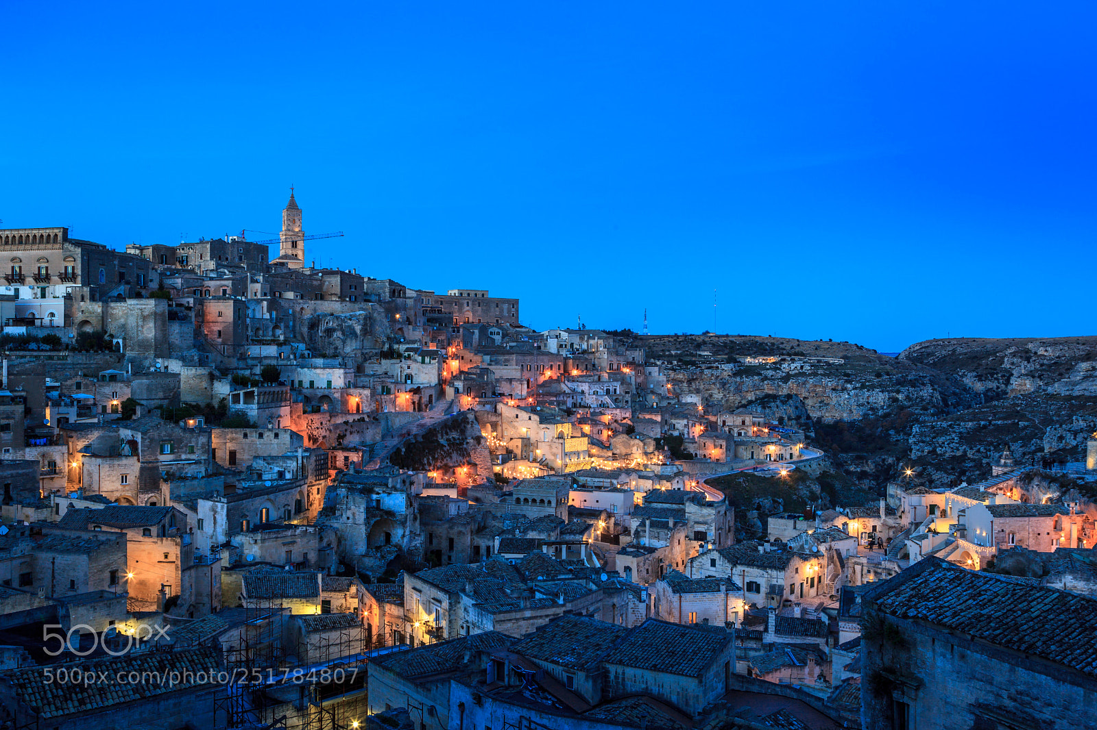 Canon EOS 5D Mark II sample photo. Italian city of matera photography