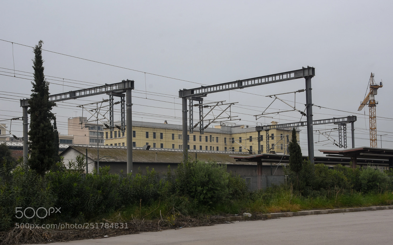 Nikon D7200 sample photo. Pireas suburban railway station photography
