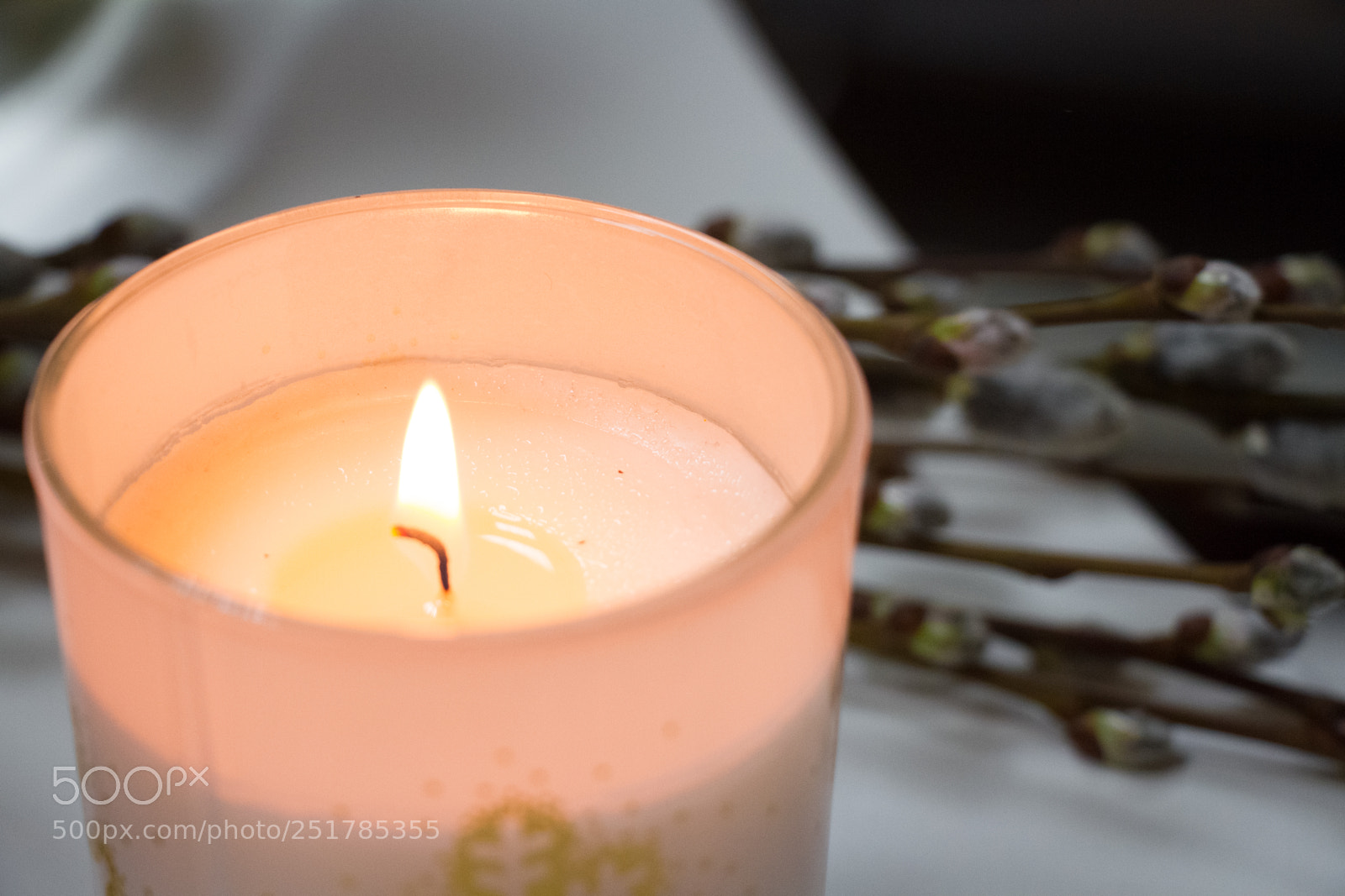 Canon EOS 7D sample photo. Holiday candle photography