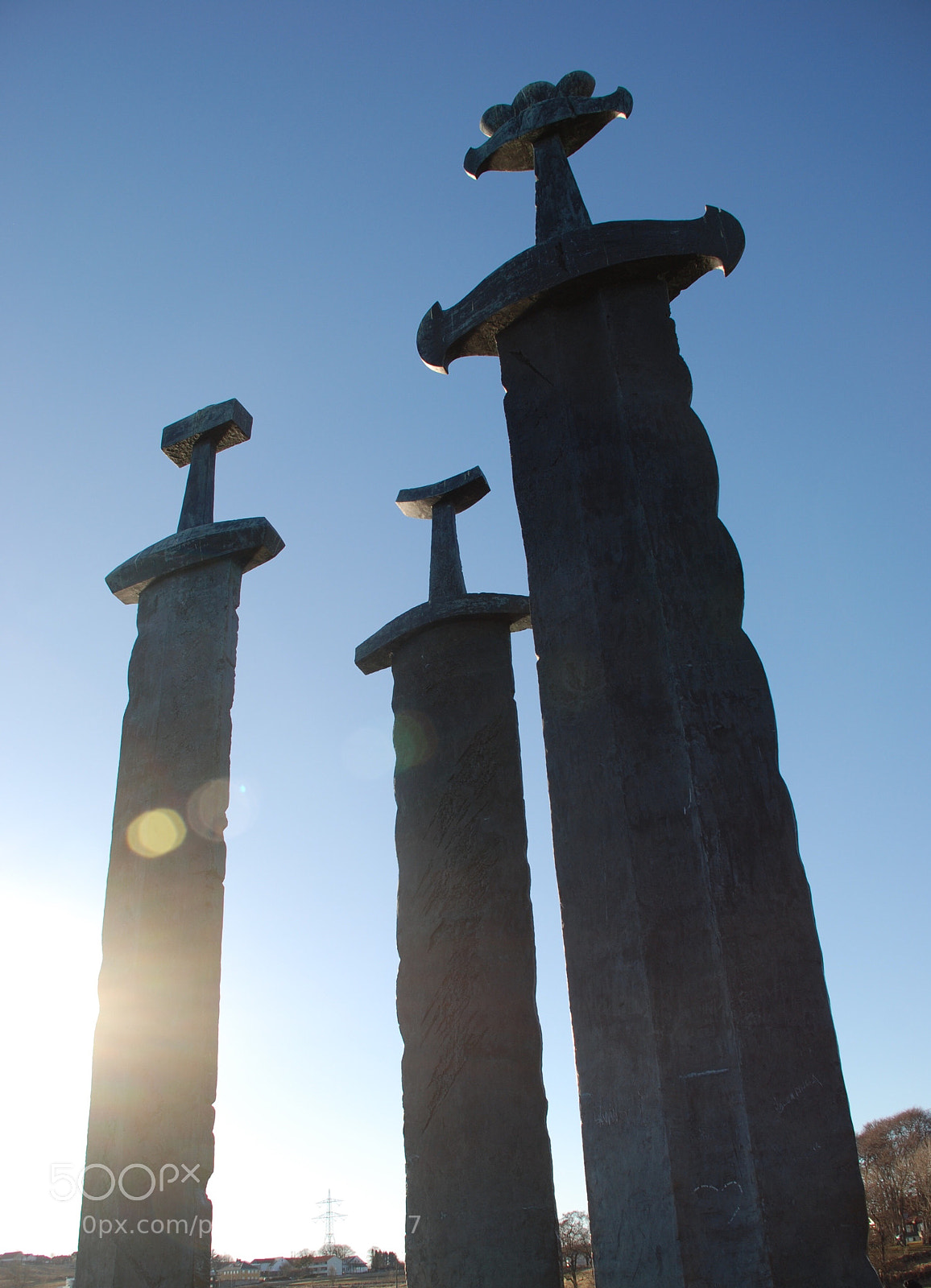 Nikon D80 sample photo. Swords in the stone photography