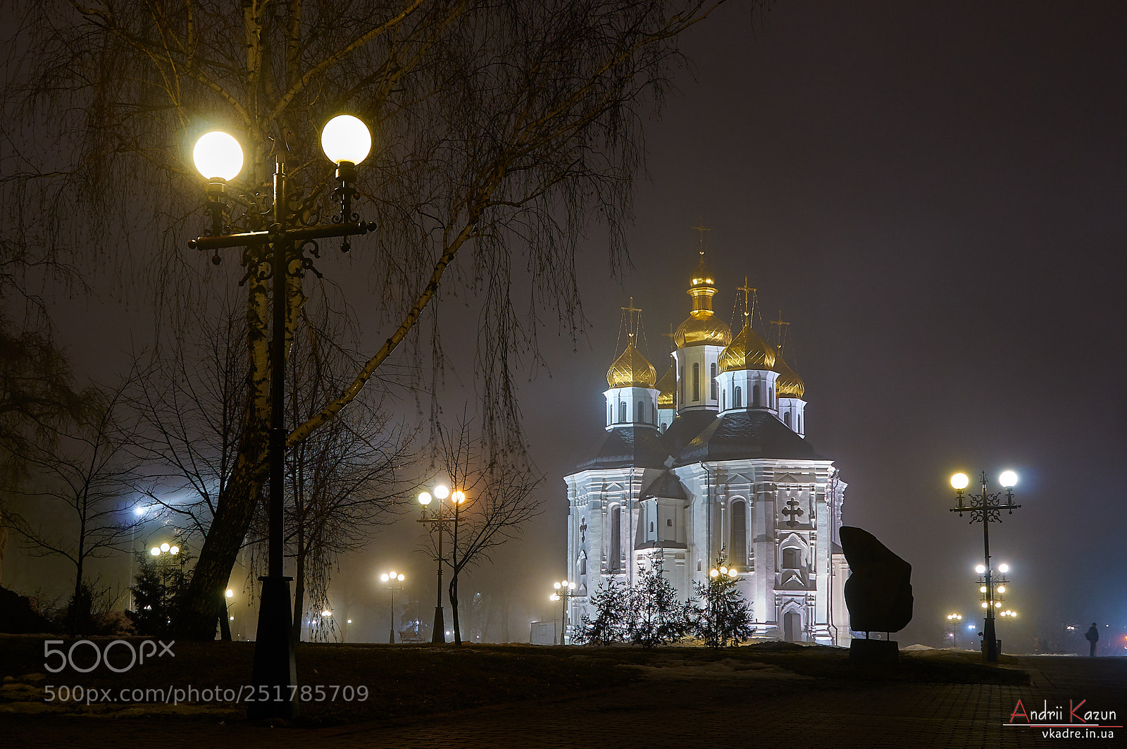 Nikon D300 sample photo. Ancient church in foggy photography