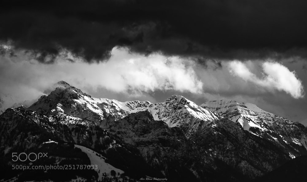 Canon EOS 50D sample photo. Vorarlberg black and white photography