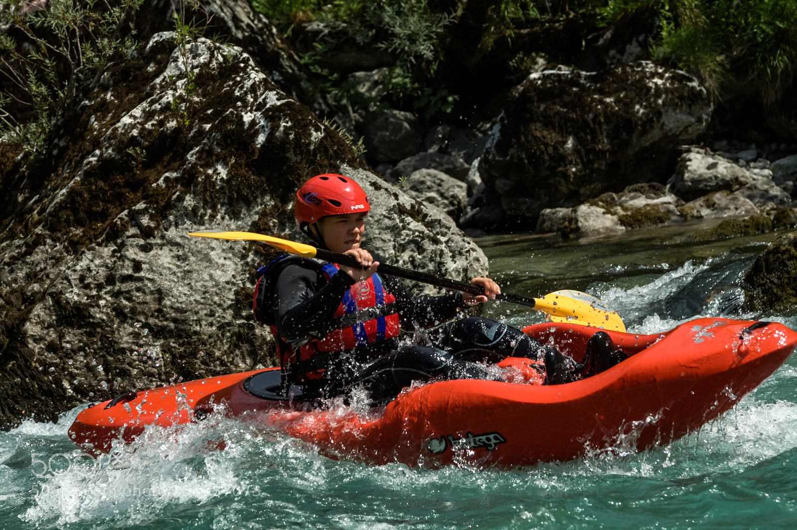 Canon EOS 50D sample photo. Kayaker photography
