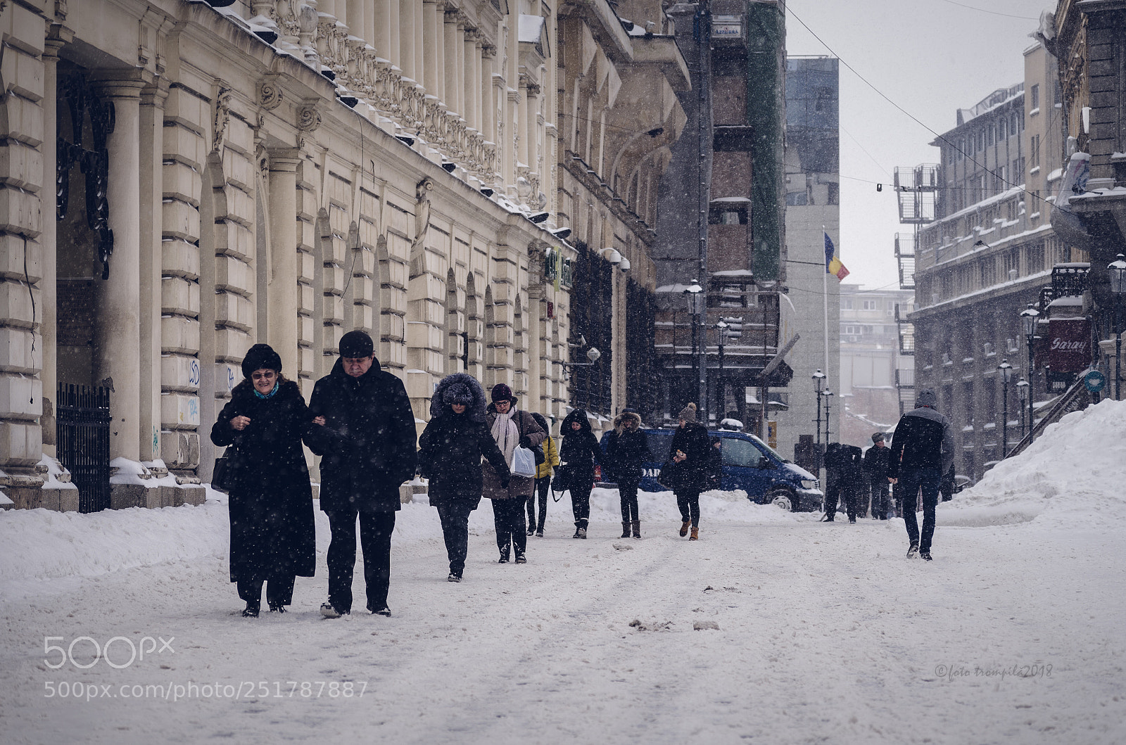 Nikon D5100 sample photo. Winter in the old photography