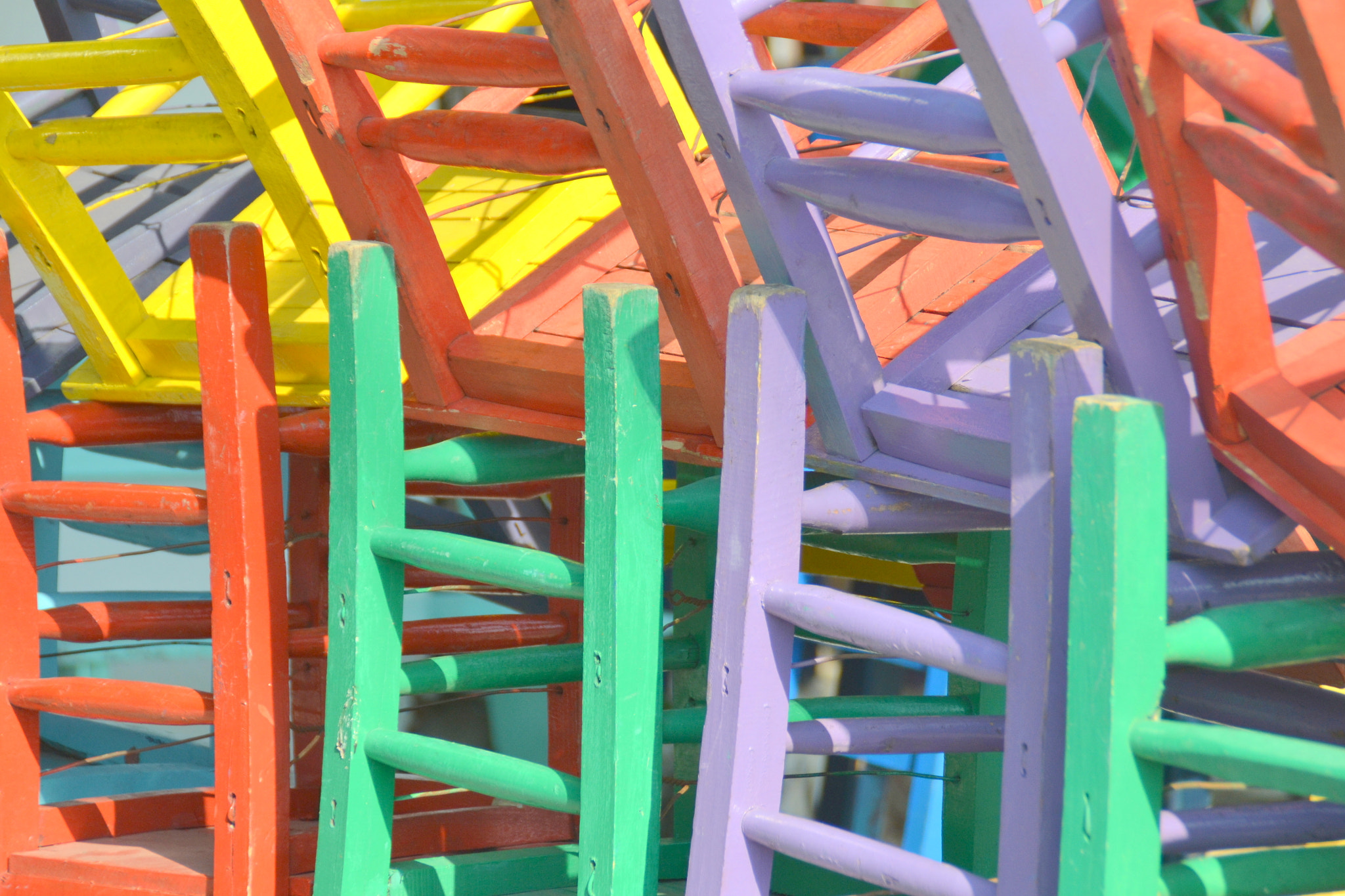 Nikon D3100 sample photo. Chairs photography