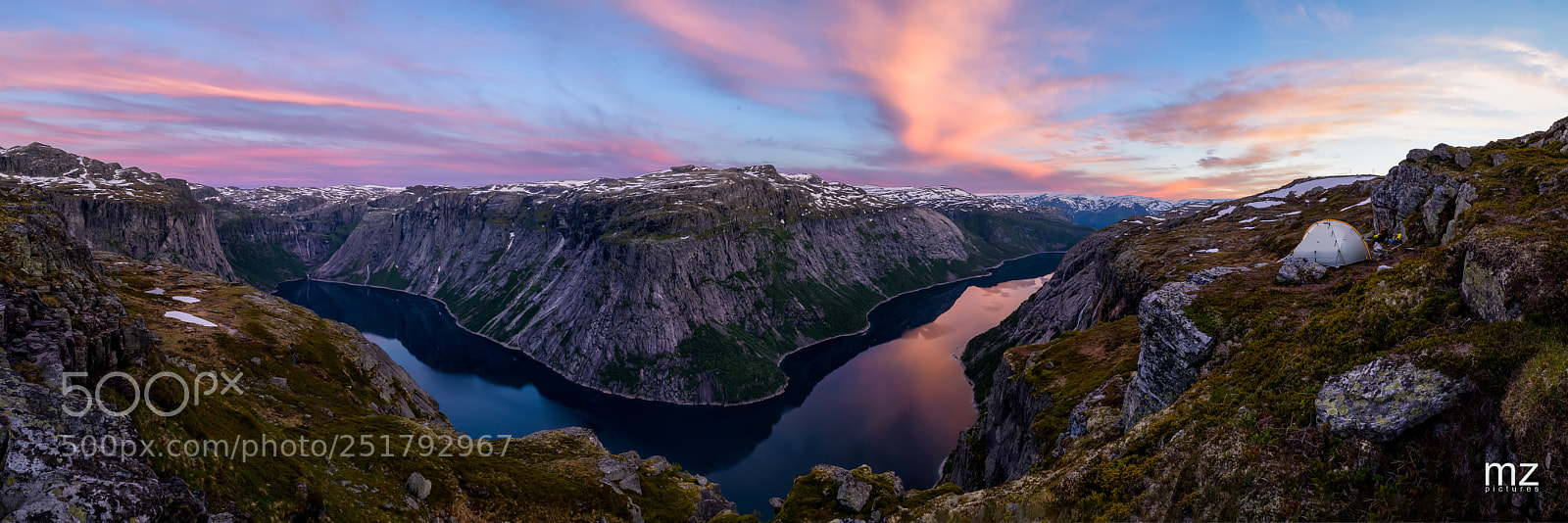 Nikon D800 sample photo. Purpleheavenoverringedalsvatnet photography