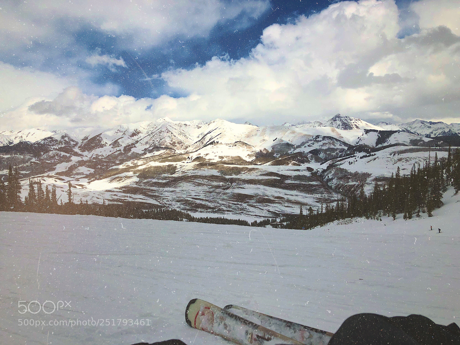 Apple iPhone X sample photo. Skiing photography