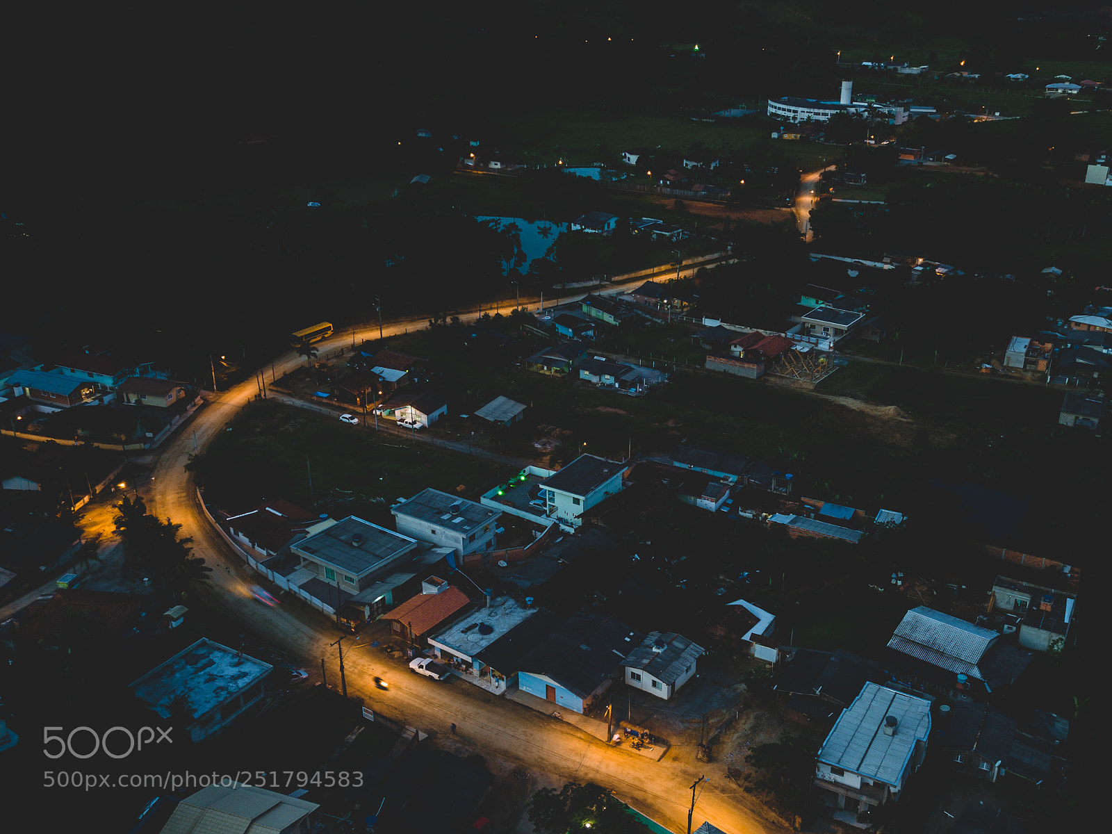 DJI FC220 sample photo. Lights photography