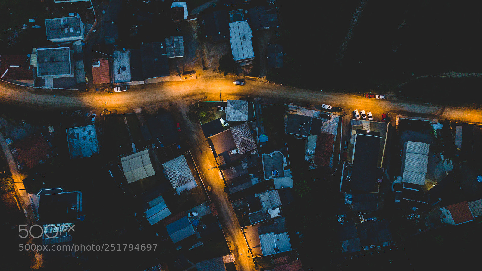 DJI FC220 sample photo. Lights photography