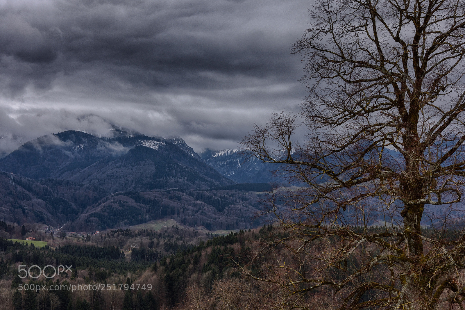 Nikon D7200 sample photo. Stormy mountains  photography