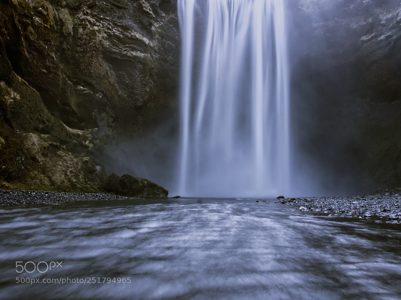 Olympus OM-D E-M5 sample photo. Skogafoss photography