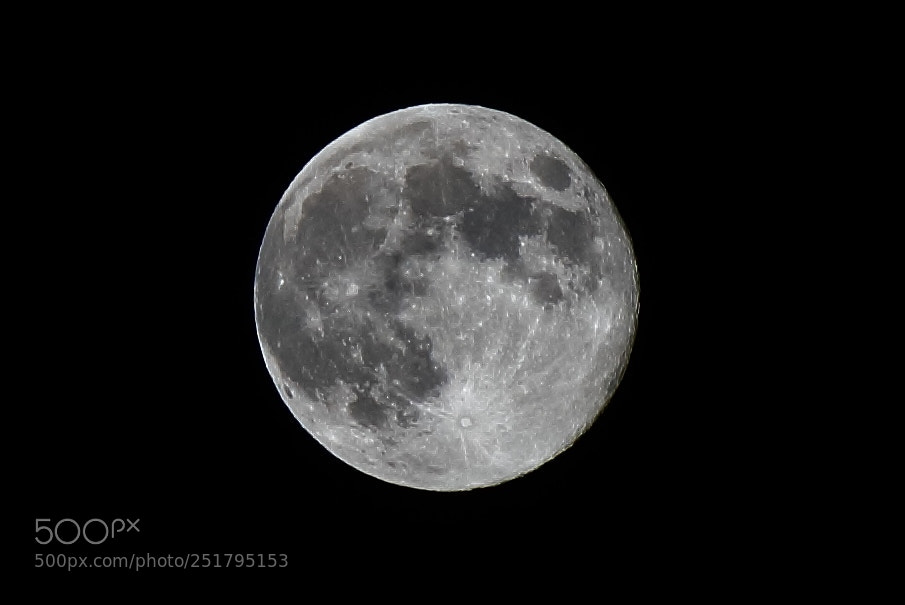 Canon EOS 1000D (EOS Digital Rebel XS / EOS Kiss F) sample photo. The moon photography