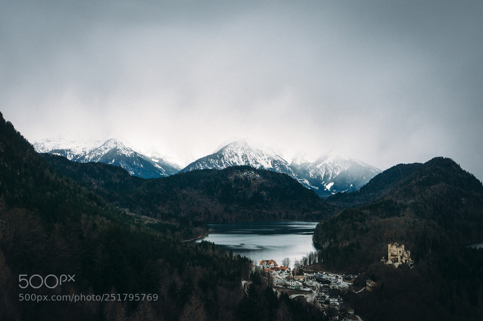 Sony a6000 sample photo. Lake alpsee from above ​​​​ photography