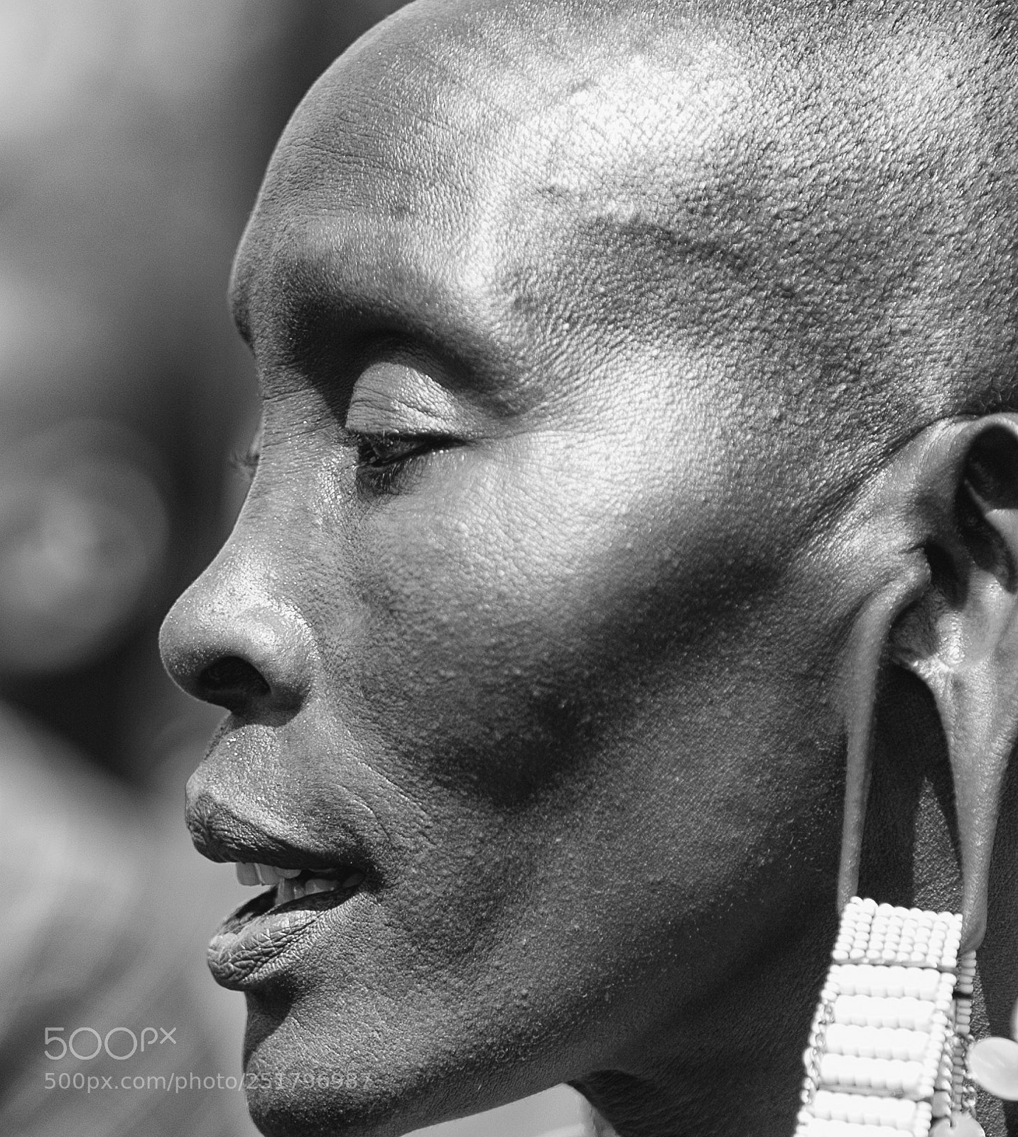 Nikon D3S sample photo. Portrait of maasai woman photography