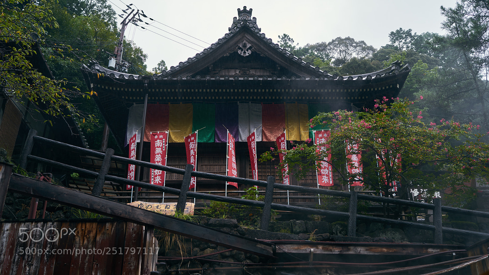 Sony a7R sample photo. Yunomine onsen temple photography
