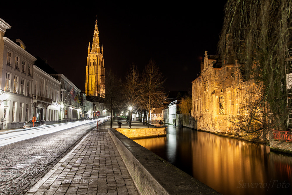 Canon EOS 5D Mark II sample photo. Night in bruges photography
