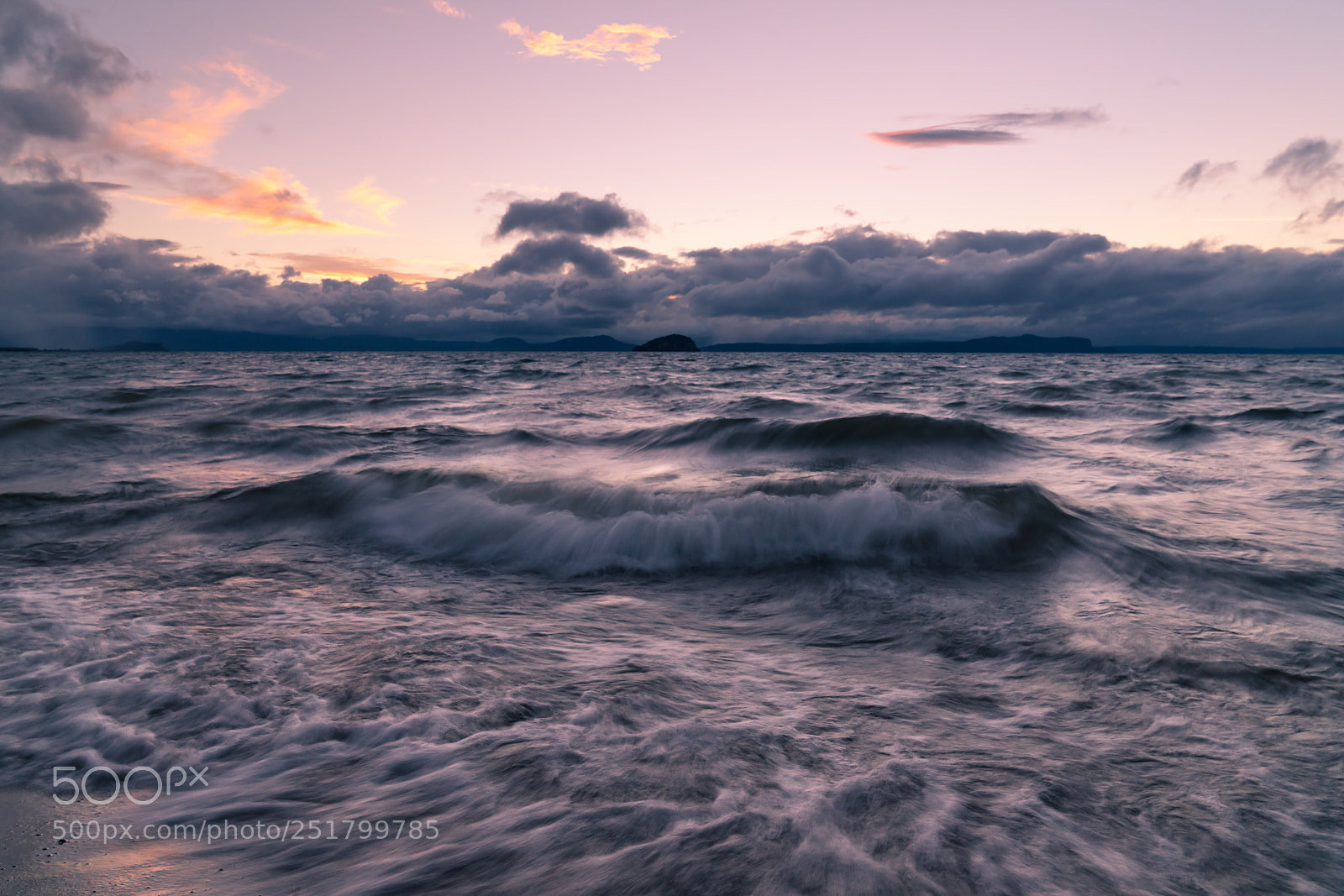 Sony a7R III sample photo. Taupo sunset photography