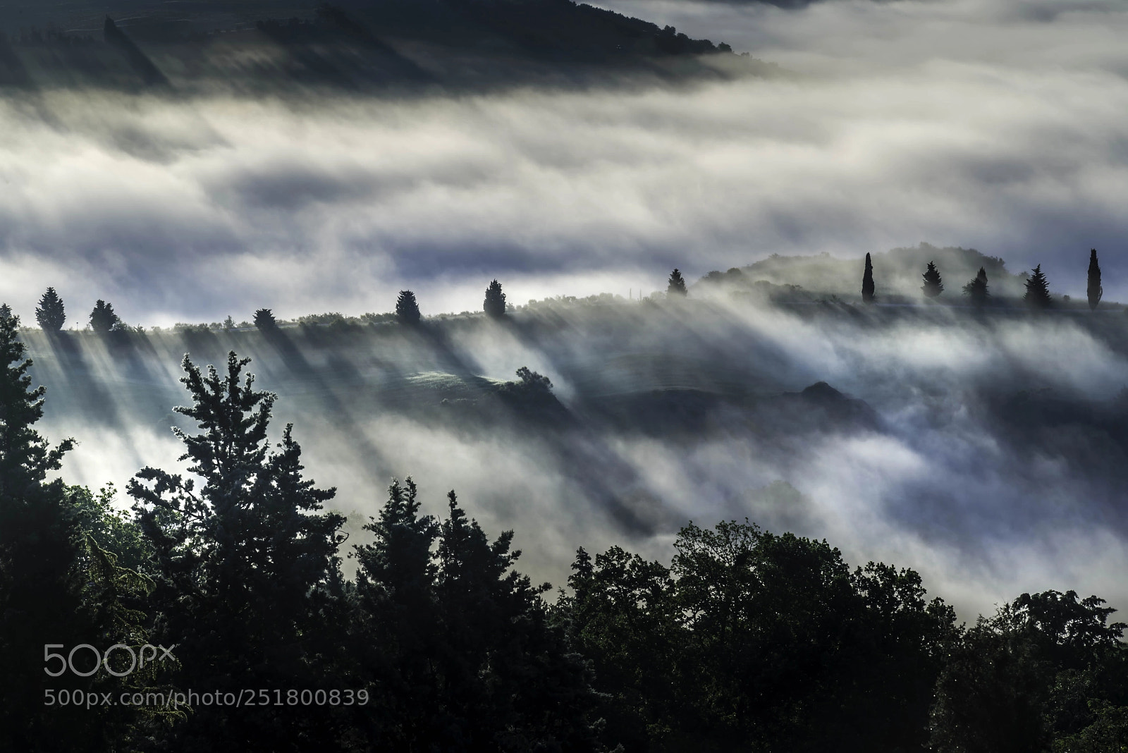 Nikon D800 sample photo. Sunrise over val d'orcia photography