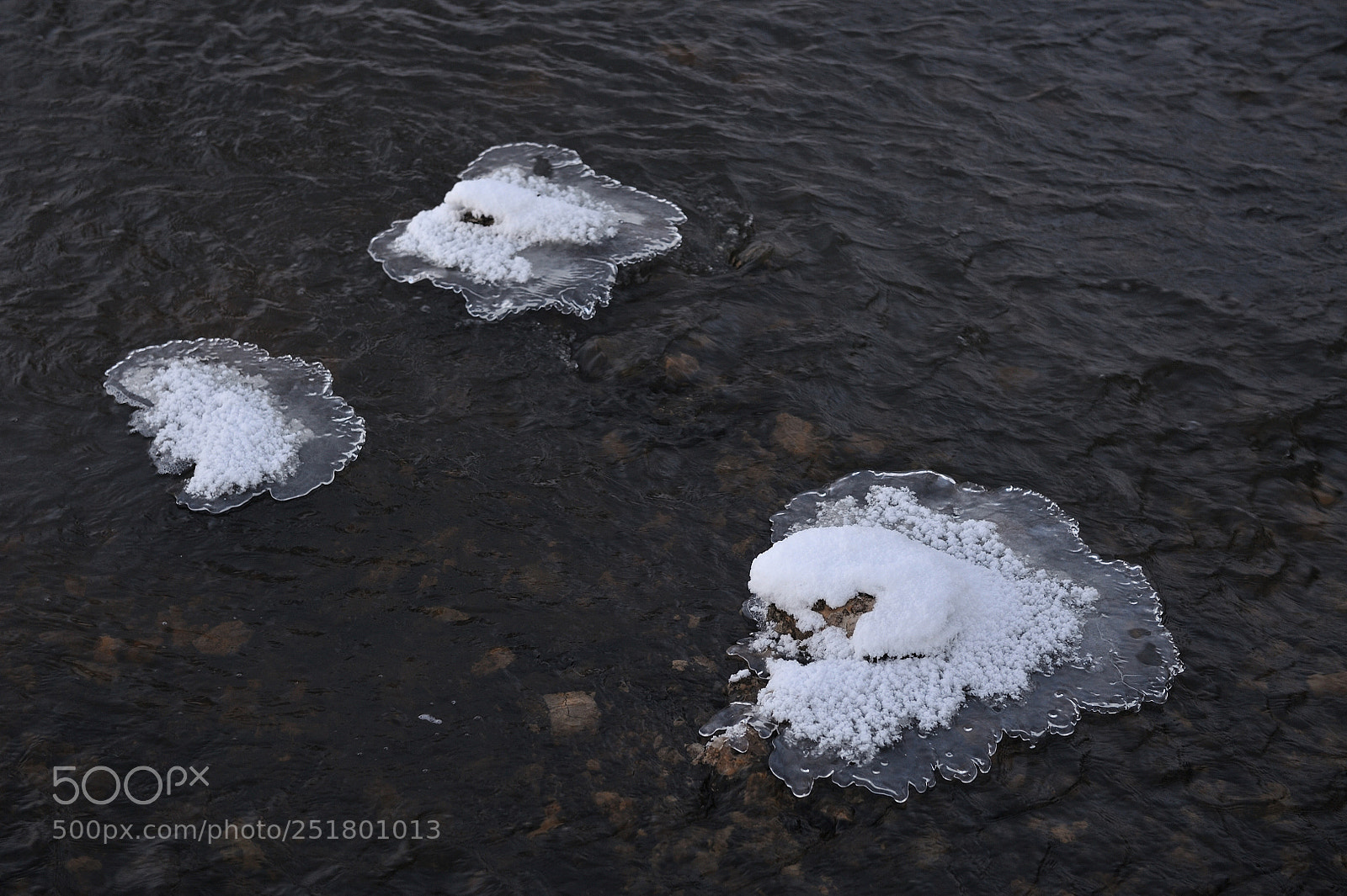 Nikon D700 sample photo. Ice and water flow photography