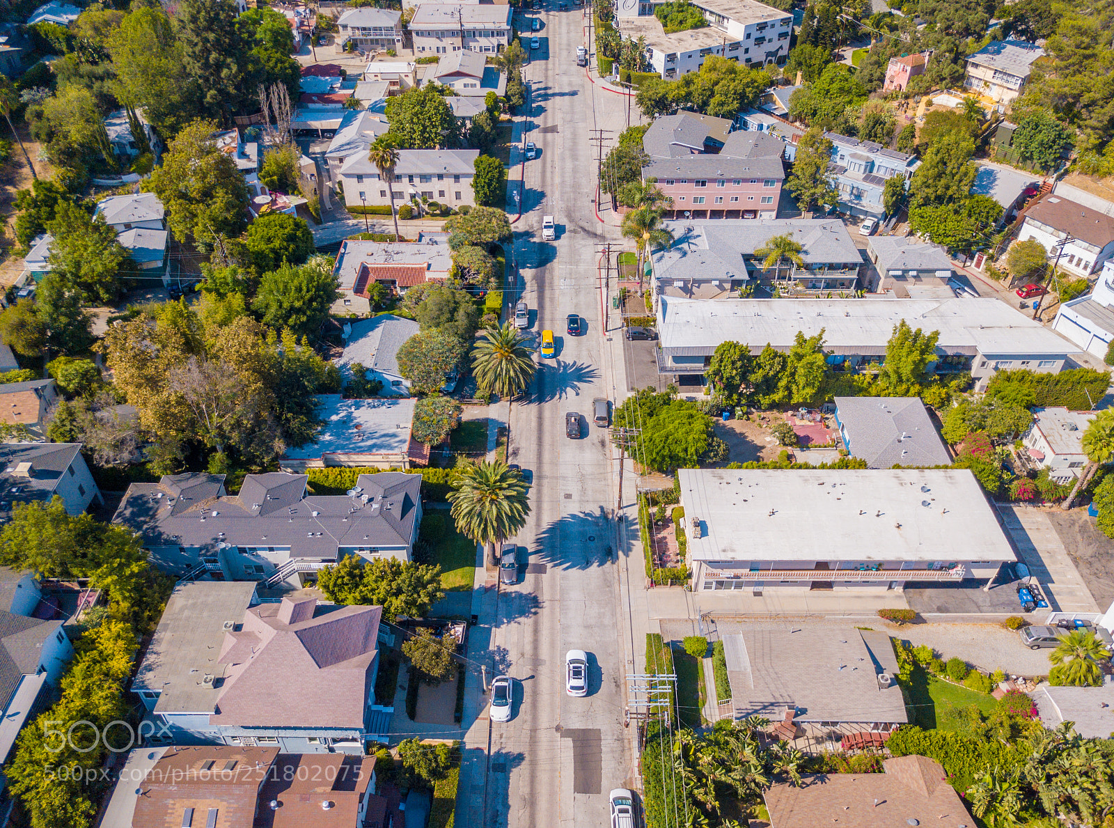 DJI FC220 sample photo. Hollywood sign district in photography