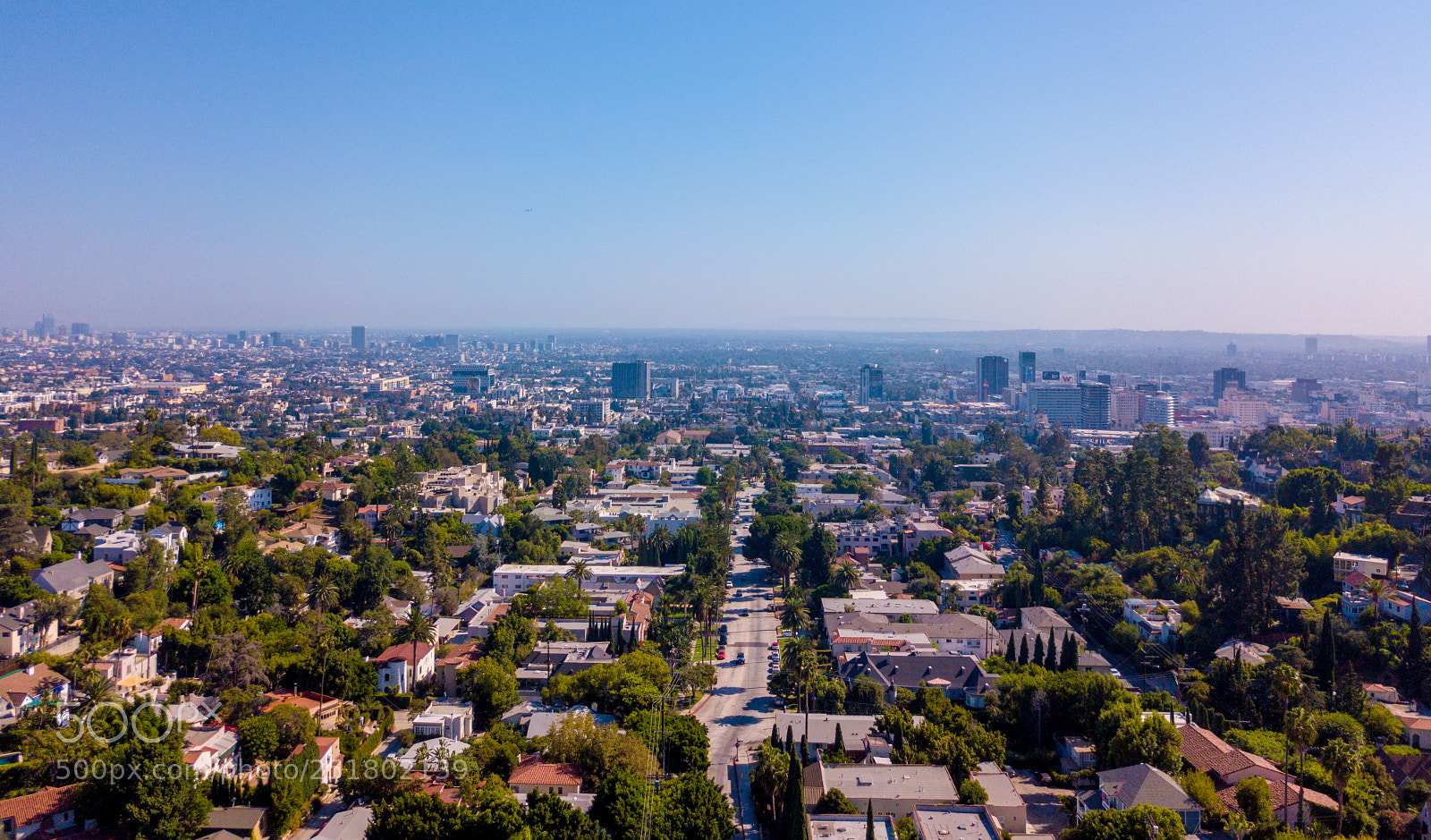DJI FC220 sample photo. Hollywood sign district in photography