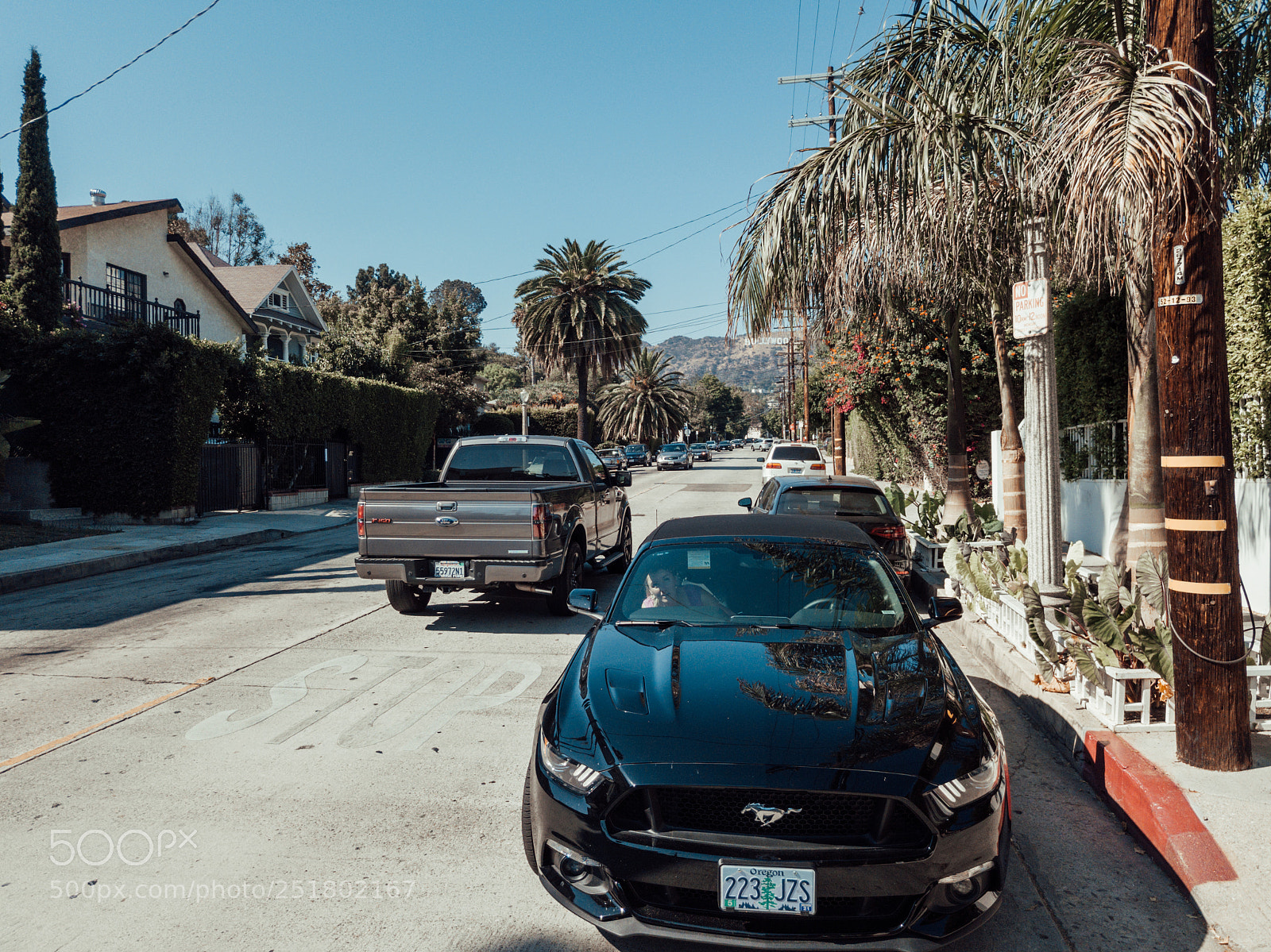 DJI FC220 sample photo. Hollywood sign district in photography