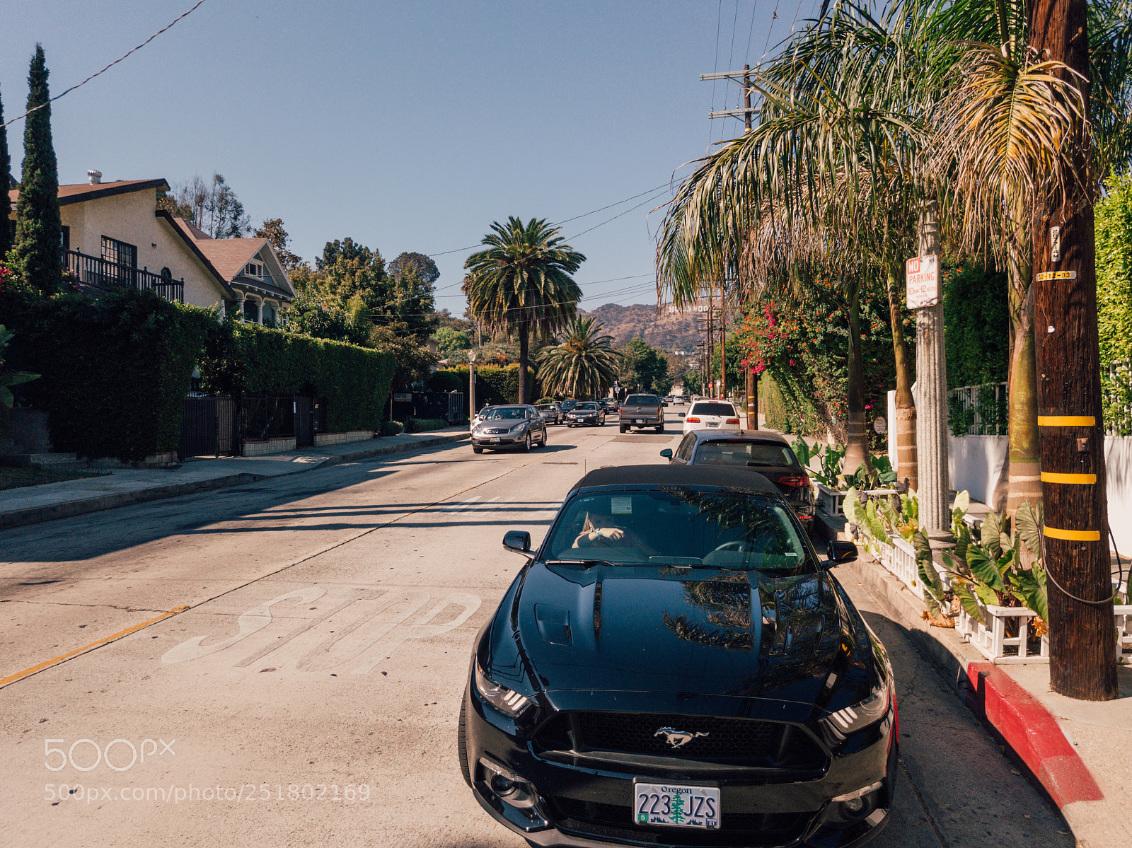 DJI FC220 sample photo. Hollywood sign district in photography