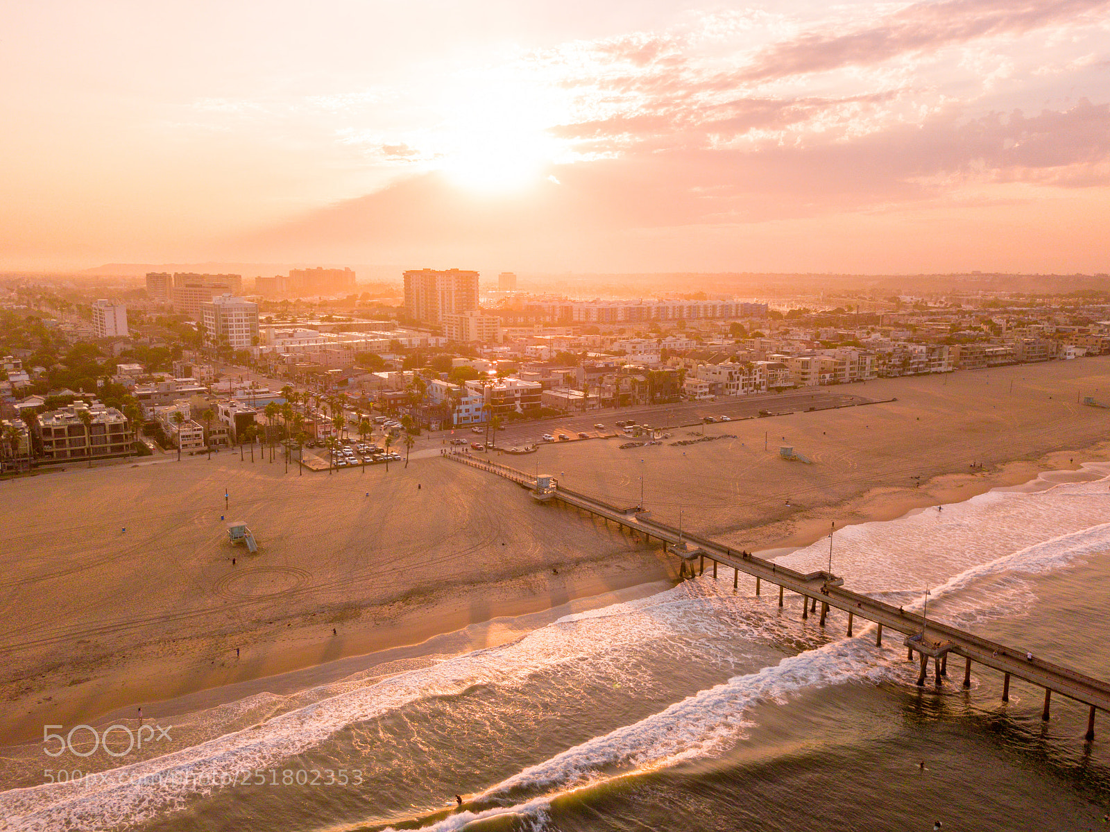 DJI FC220 sample photo. Early morning aerial sunrise photography