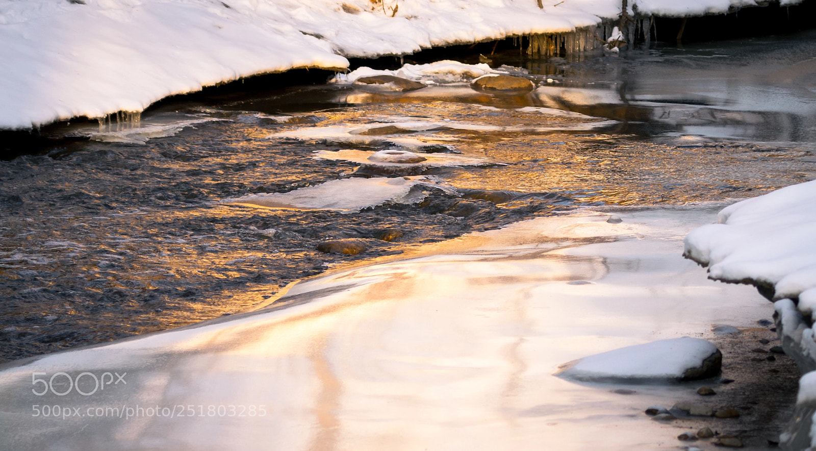 Nikon D5200 sample photo. Warm icescape photography
