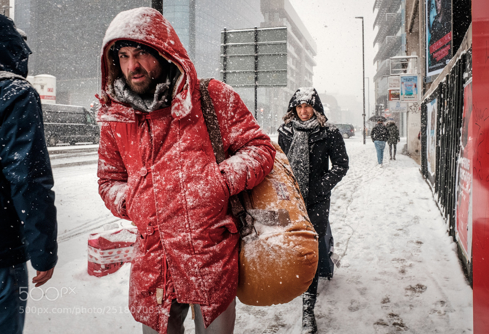 Fujifilm X70 sample photo. Snow in aldgate  photography
