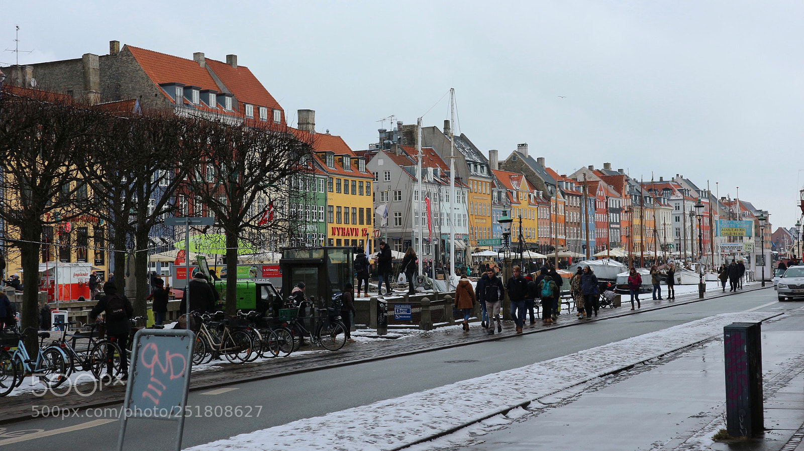 Canon EOS M10 sample photo. Nyhavn, copenhagen in winther. photography
