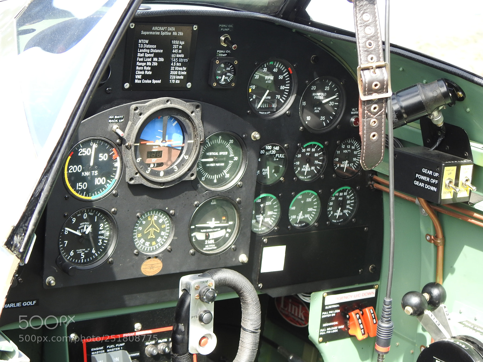 Nikon Coolpix P900 sample photo. Spitfire control panel photography
