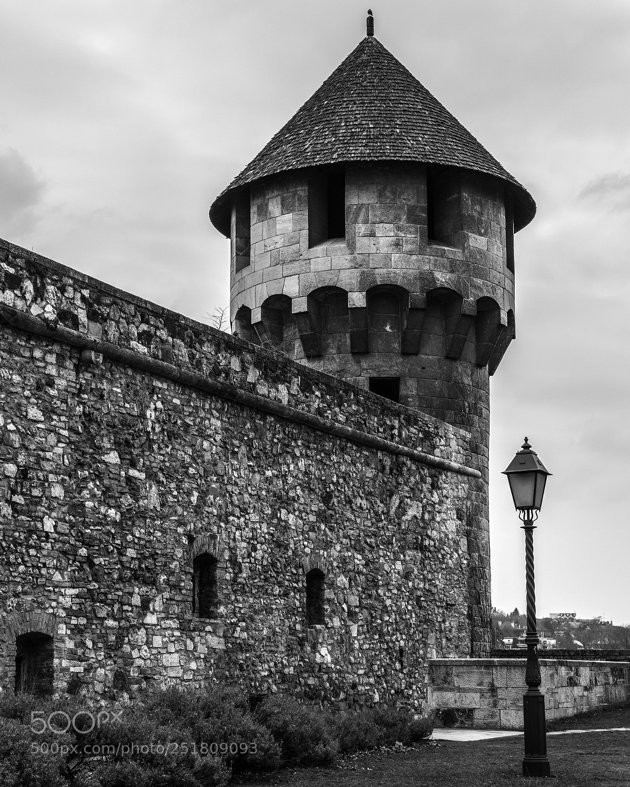 Sony a6500 sample photo. The tower and streetlamp photography