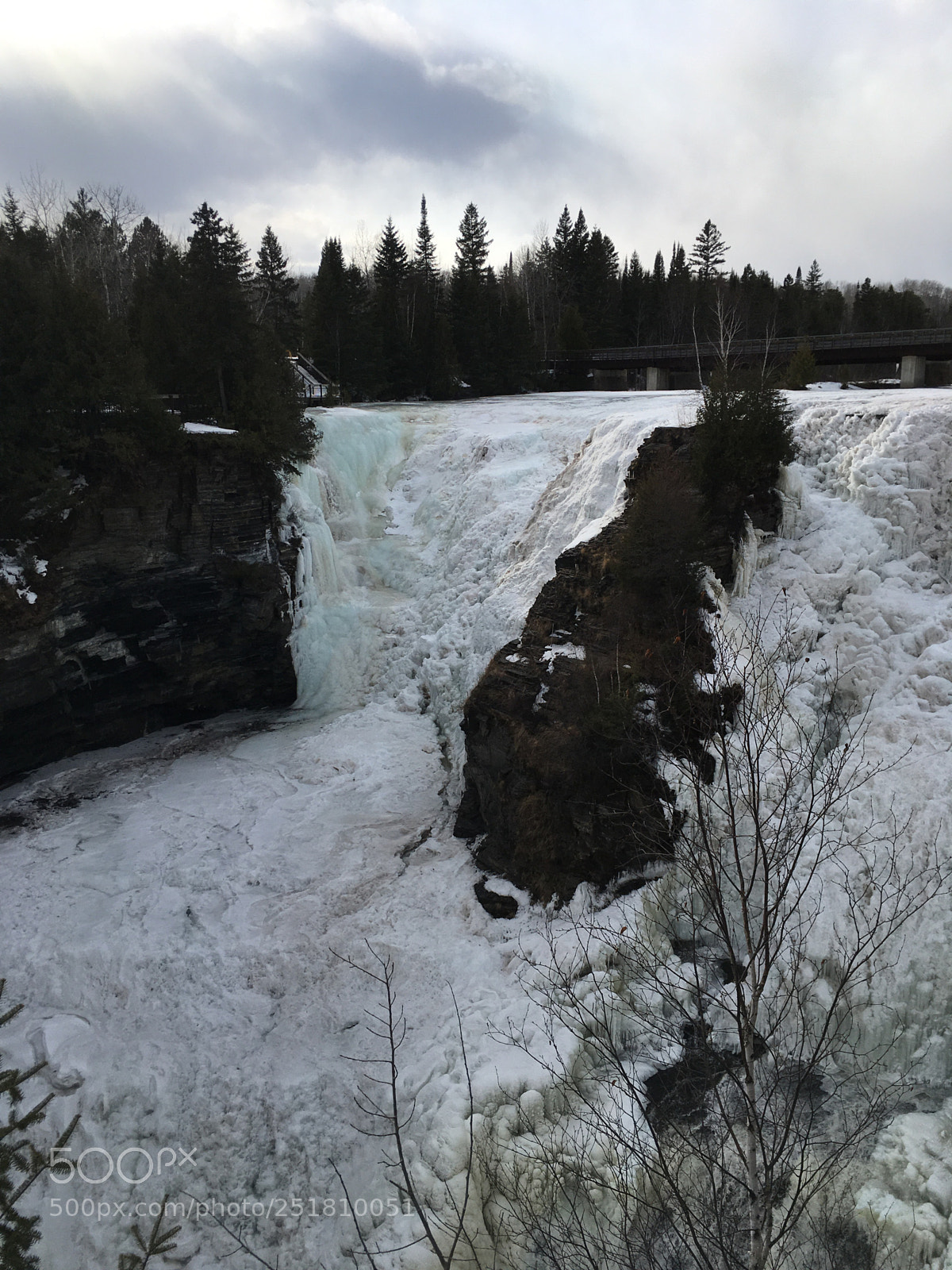 Apple iPhone SE sample photo. Frozen waterfalls photography