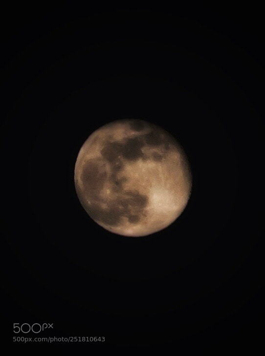 Nikon D3300 sample photo. Hot moon photography
