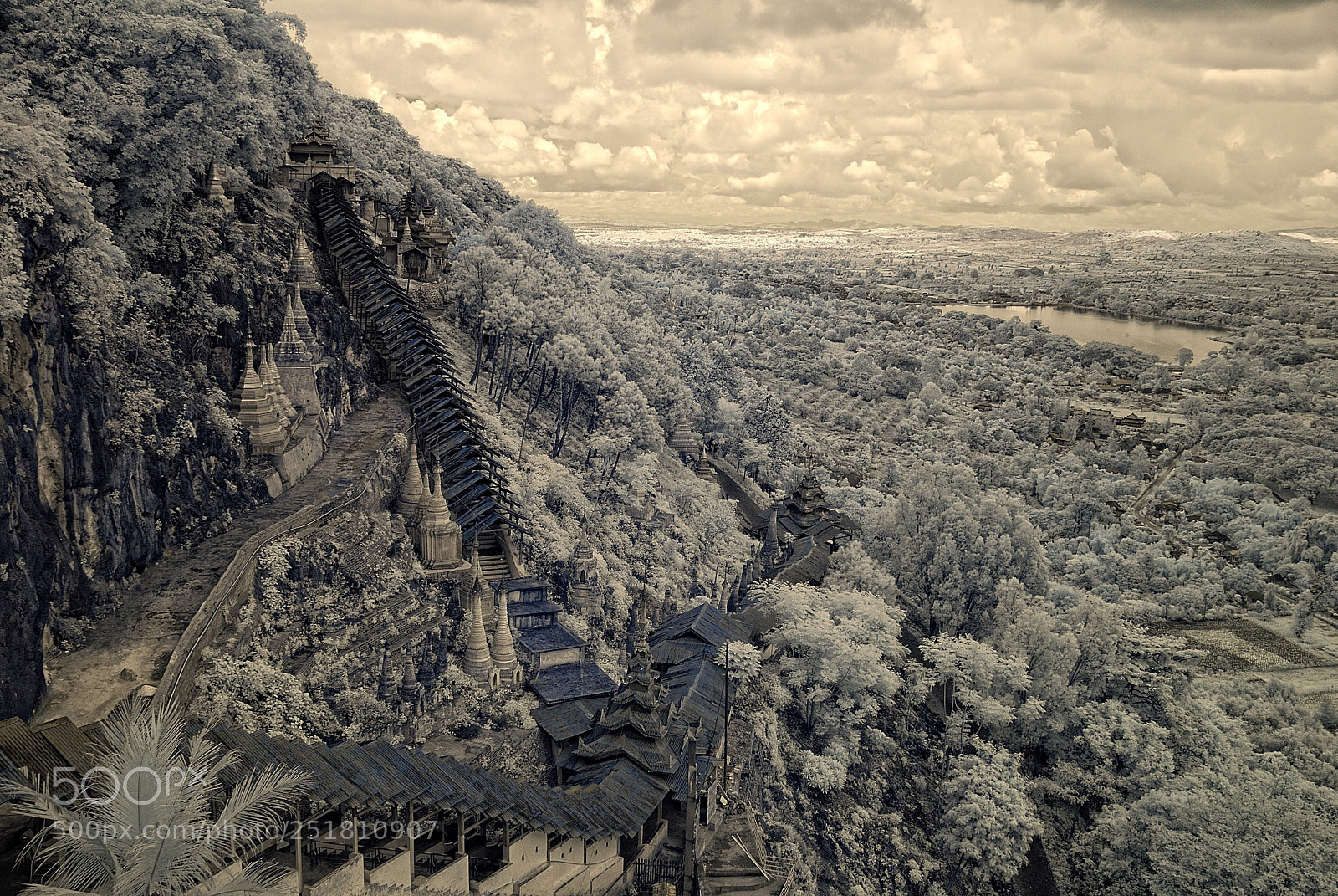 Nikon D200 sample photo. Temple on the mountain  photography