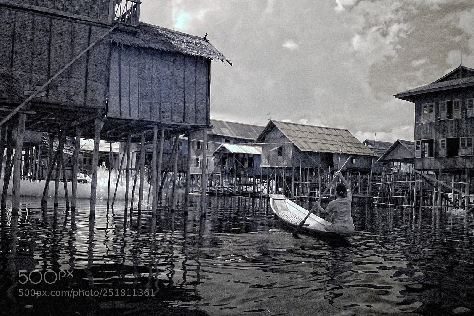 Nikon D200 sample photo. Daily life at inle photography