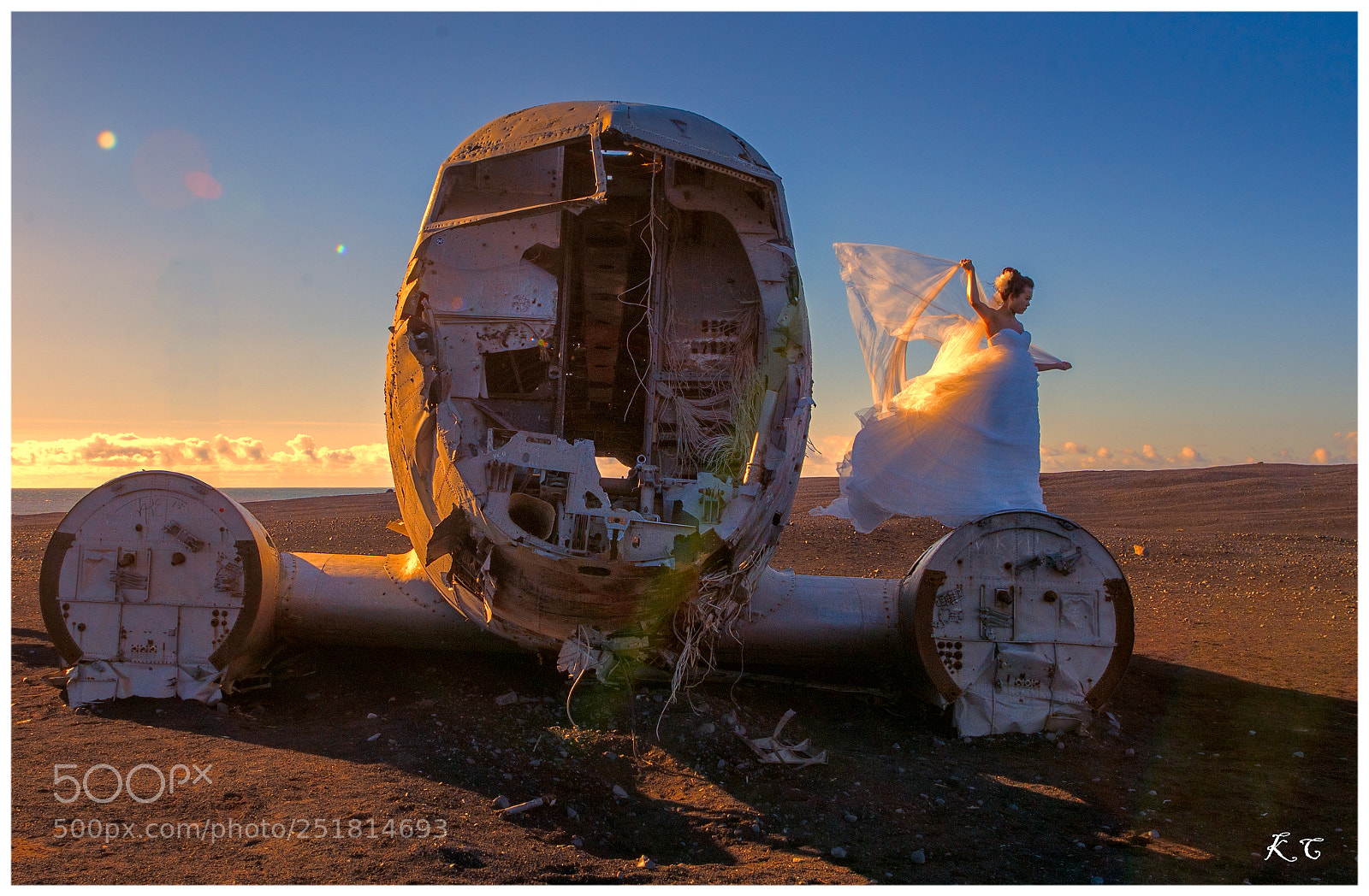 Nikon D800 sample photo. Wrecked dc-3 photography