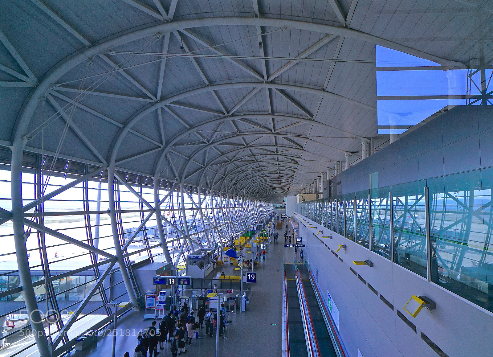 Sony a7R sample photo. Kansai airport photography