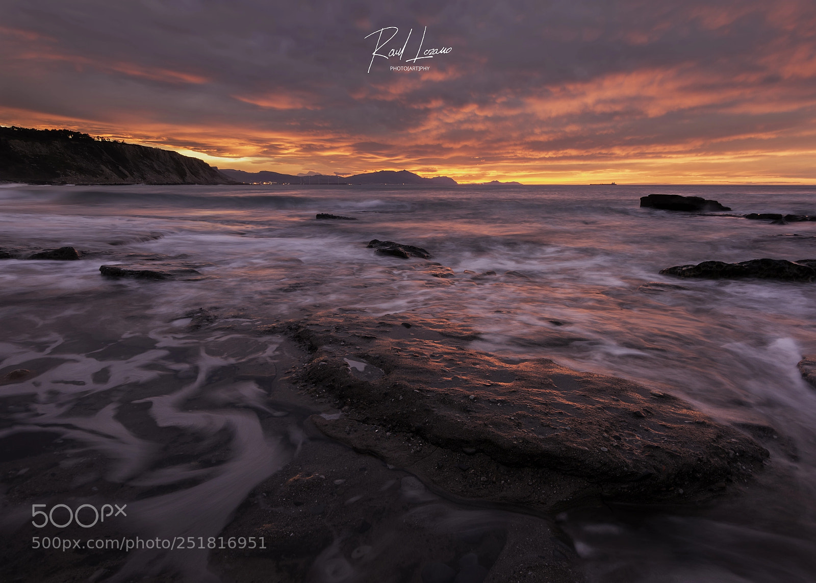Nikon D7200 sample photo. Sunset at azkorri beach photography