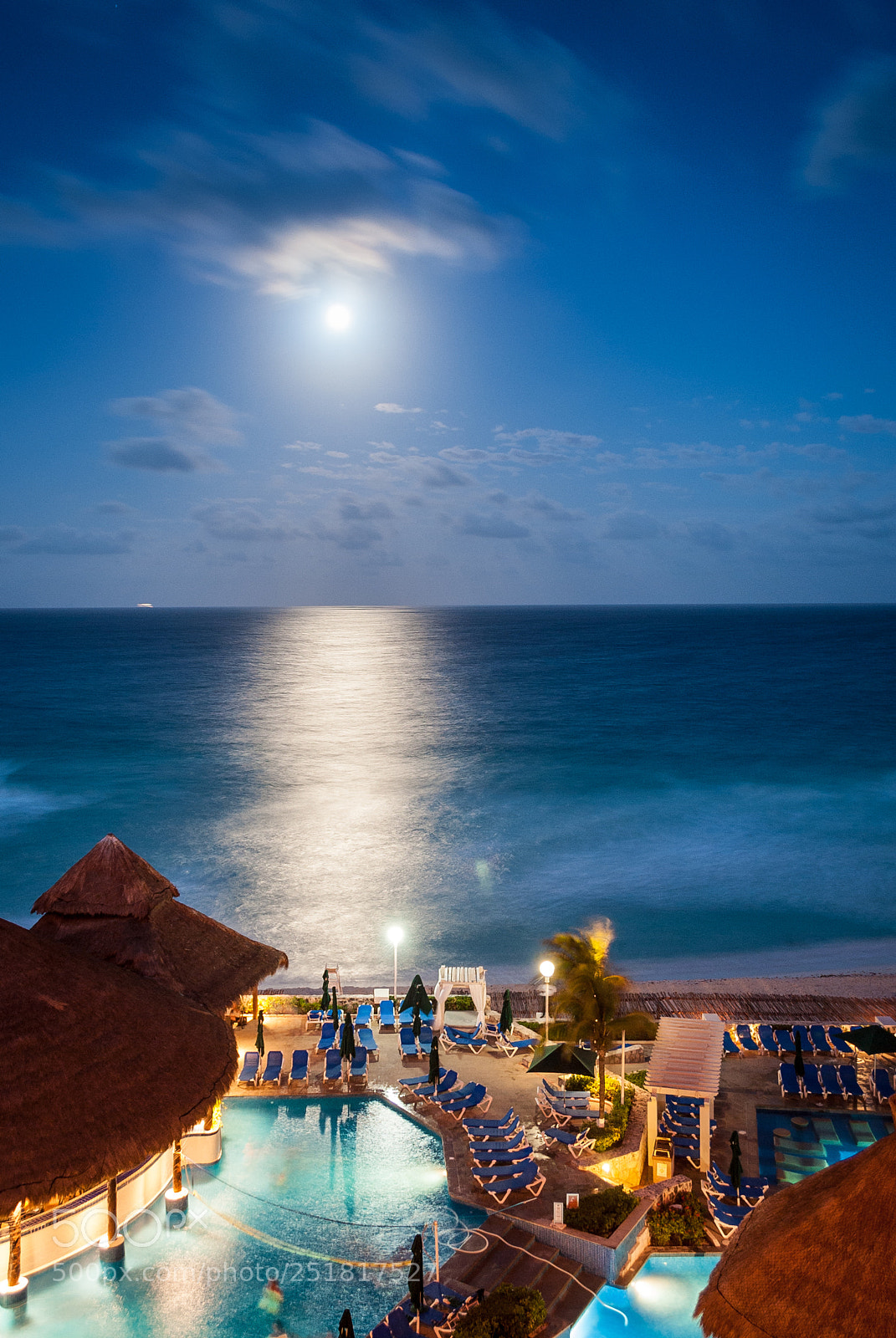 Nikon D3000 sample photo. Moonwalk pool photography
