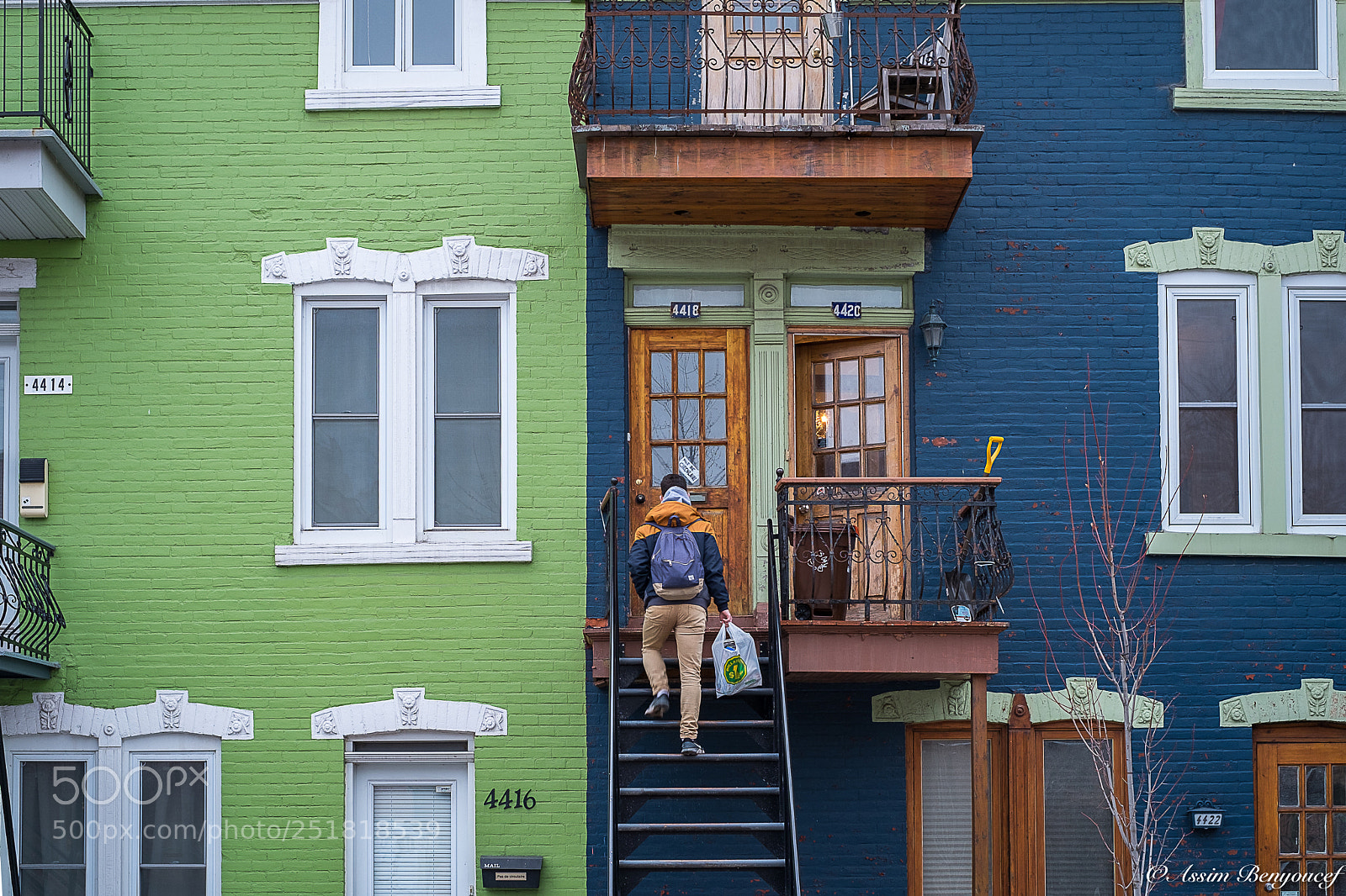 Fujifilm X-Pro1 sample photo. Montreal colorful buildings! photography