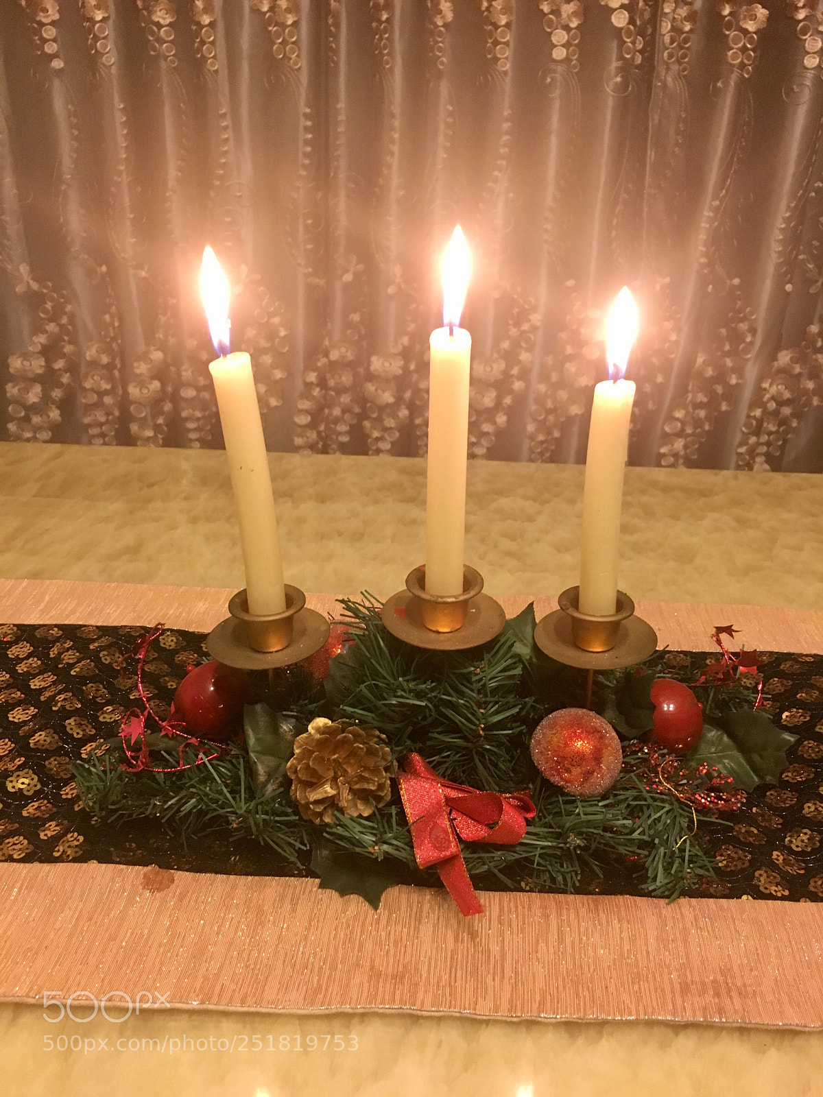 Apple iPhone 6s sample photo. Three candles photography