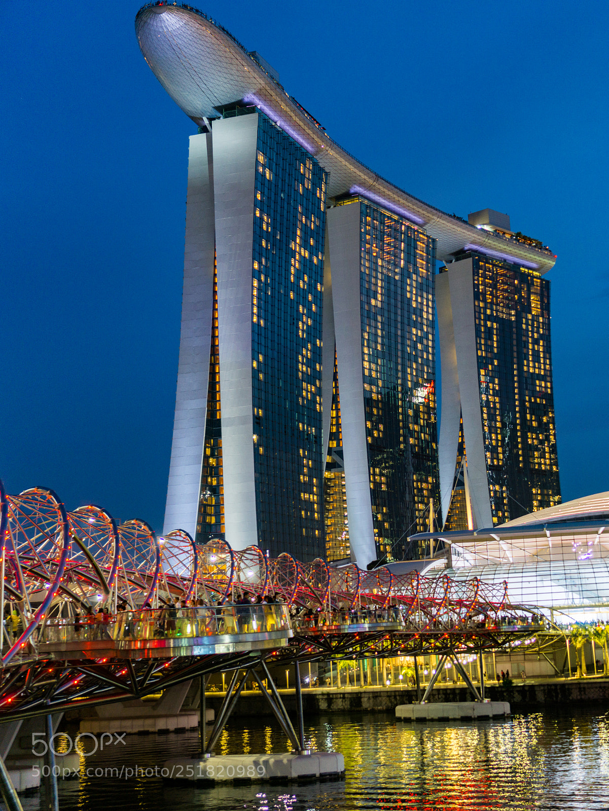 Sony a5100 sample photo. Marina bay sands photography